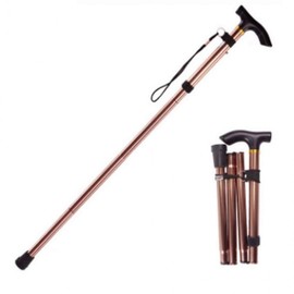 foldable cane grandmother cane light cane 1Foldable Cane-Brown
