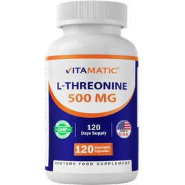 🌿💊 Vitamatic L-Threonina | 120 Cápsulas | Apoyo al Hígado, Sistema Inmune & Bienestar 🛡️✨