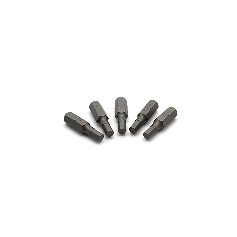 TEMO 50 pc H-4 Hex 4mm (5/32 Inch) Impact Ready