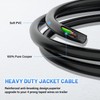 MECMO 4 Way Trailer End Connector Wire 10 Feet with