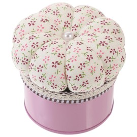 DIYEAH Pin Cushion Sewing Machine Accessories Lid Basket Holder Pin Board Tins Braided Gel Wrist Strap Cube Ball Stand Sewing Ruler Set Holder Container Canvas Wrist Pin Cushion Fabric