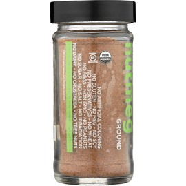 Spicely Organic Nutmeg Powder 1.90 Ounce Jar Certified Gluten Free