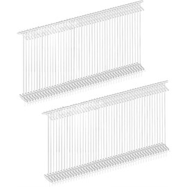 10000pcs 2 inch Standard Tagging Gun Fasteners, Clothing Tag Barbs Attachments Price Label for All Standard Price Tag Gun Garment Tag Gun Refills