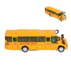 School Bus Model Yellow Die Casting Alloy Openable Door Realistic