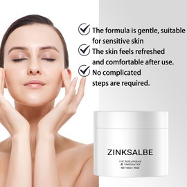 KUIRUNRX® Relief Cream, Anti-Falten Gesichtscreme, Anti-Akne-Feuchtigkeitscreme, Anti Aging Falten Hautpflege Haut Balsam Salbe für Alle Hauttypen, All Type Skin,Salbencreme Vegan(50G)