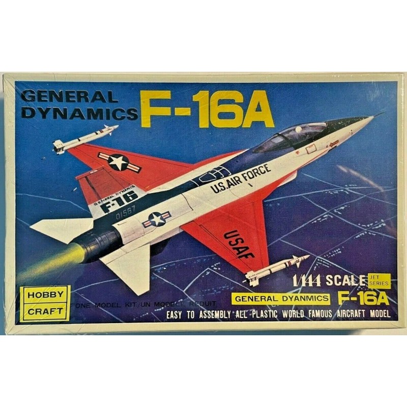 Hobbycraft F-16A 1/144 USAF FALCON SCALE PLASTIC MODEL KIT FALCON