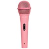 SoundLAB Dynamic Vocal Microphone With Lead in Pink