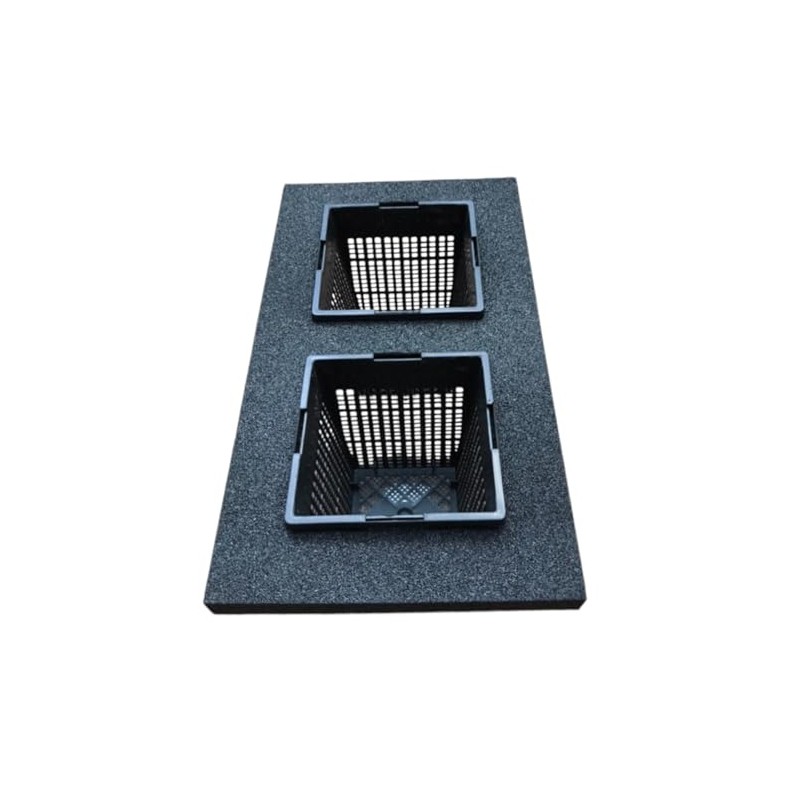 Filter Foams Ltd Floating Pond Planter with 2 Baskets, 1L