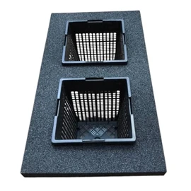 Filter Foams Ltd Floating Pond Planter with 2 Baskets, 1L Capacity per pot FLOAT size 32cm x 18cm x 11cm Approx