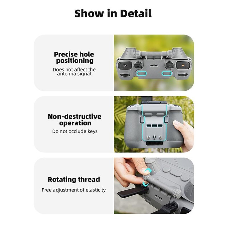 Drone Controller Sunshade, Adjustable Angle, Foldable Design, Sun Hood Screen