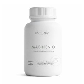 Glicinato Magnesio 400mg 120 Cápsulas Veganas Valeriana Pasiflora Manzanilla Suplemento Natural 100 Puro Gluten Azúcar Conservadores