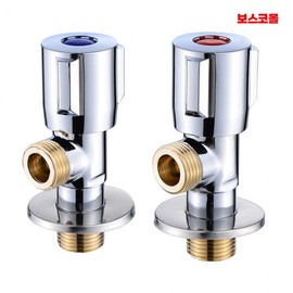 Bosco Dial Angle Valve Copper Pipe Faucet Faucet Parts Control Valve Water Parts Dial Angle Valve short red