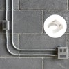 METALLIXITY 12pcs 30mm U Shape Pipe Fitting Clamp PVC Water
