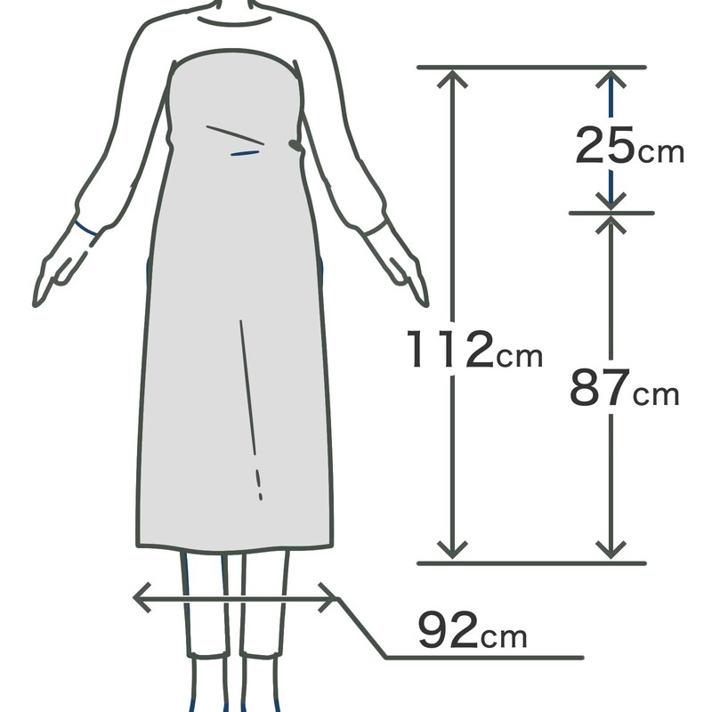 innovex One Touch APRON PRO with POCKET Self-Standing Kitchen Apron