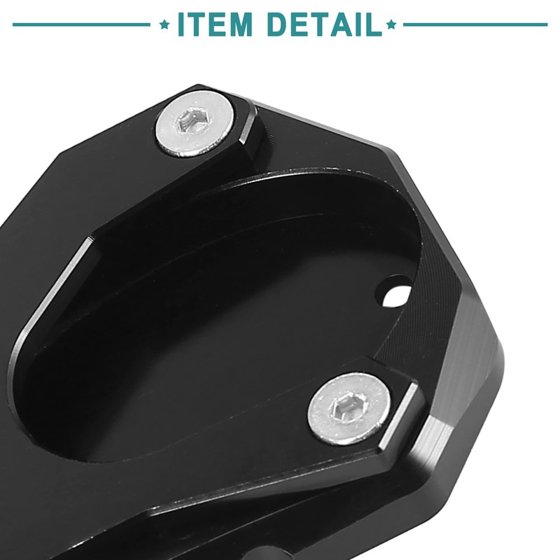 ACROPIX Motorcycle Kickstand Side Stand Extension Pad CNC Aluminum Alloy