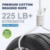 PerkHomy 500lb Cotton Rope 3/16" (5mm) 50 ft Multi Purpose
