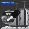 TSA007 TSA002 Master Luggage Keys, Set of 2 Keys with