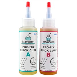 Brampton PRO-FIX Quick Cure Golf Epoxy - 30 Minute Golf Club Repair - Golf Epoxy for All Golf Shafts, Golf Heads, Drivers, Putters, and Irons - Engineered for The Golf Industry (8oz Kit)