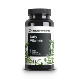 Daily Vitamins - 120 Multivitamin Capsules - All Valuable Vitamins A-K - Perfect for Athletes - Vegan, High Dose, No Unnecessary Additives - Produced in Germany & Laboratory Tested