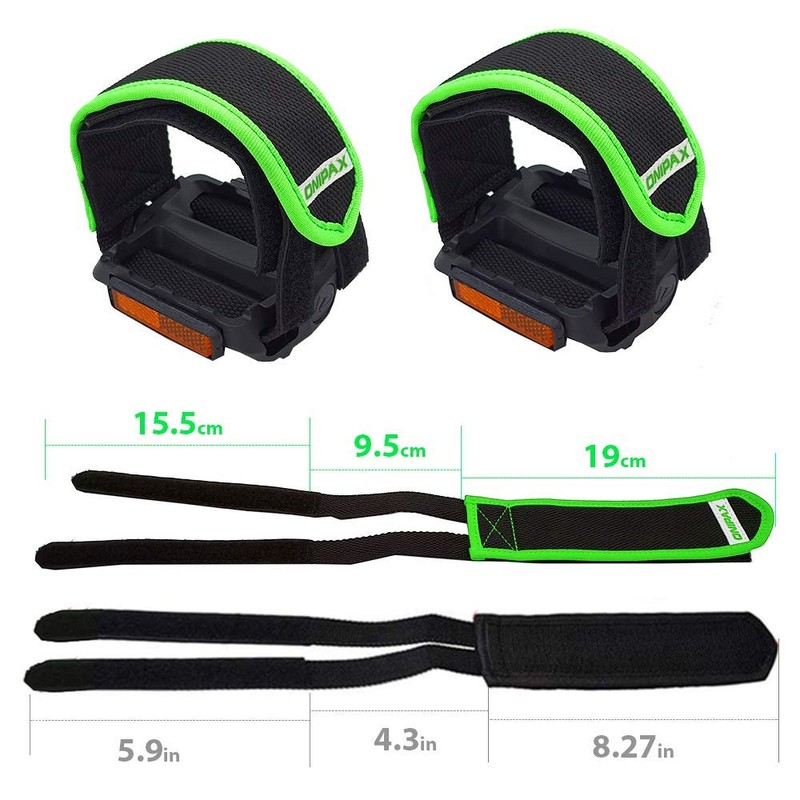 ONIPAX 1 Pair Bike Pedal Strap Toe Clips Straps Tape
