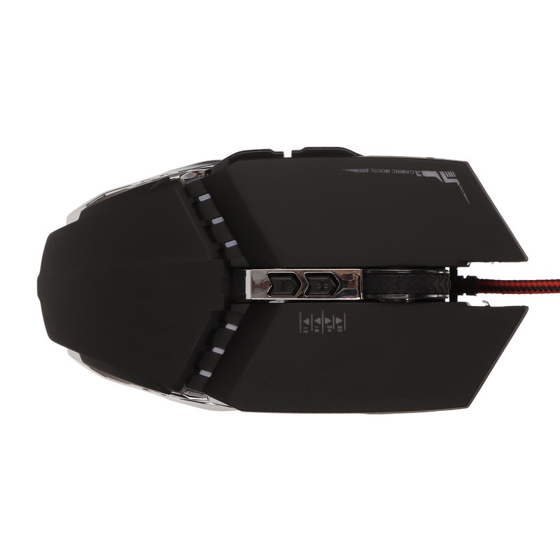 Gaming Mouse Ergonomic Design 4 DPI Adjustable Breathing RBG Backlit