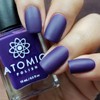  Purple Matte Nail Polish - Atomic Polish - Iodine