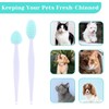 JJUNW 4Pcs Cat Acne Brush Set, Chin Treatment, Black Seed