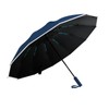 Lantusire Large Double-Ribs Umbrella with Reflective Strips, Automatic Reverse Folding