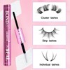 Lash Glue LAUBESS Waterproof 2-IN-1 Lash Bond and Seal Eyelash