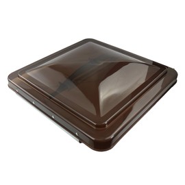 Leisure Coachworks 14 Inch RV Roof Vent Cover Universal Replacement Vent Lid Smoked for Camper Trailer Motorhome (Smoked 1-Pack)