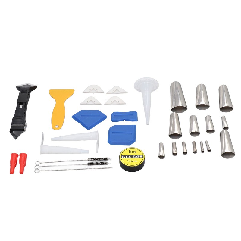 Caulking Finishing Tool Kit Stainless Steel Silicone Sealant Caulk Grout