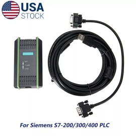 Unbranded/Generic PLC Programming Cable for Siemens S7 200 300 400 6ES7 972-0CB20-0XA0 USB-MPI+PC