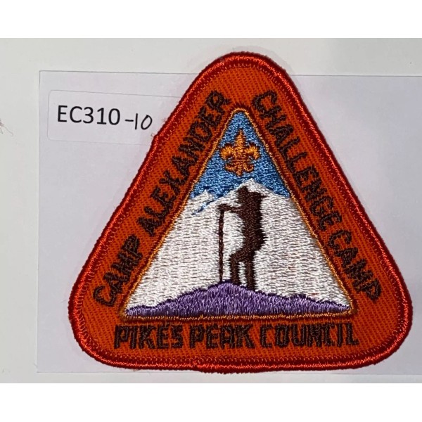 Boy Scout Camp Patch Camp Alexander Challenge Camp Pikes Peack