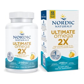 Omega 3 Nordic Naturals Salud Cerebral Sabor Limón 60 Caps