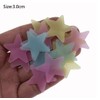 100Pcs Stars Glow in The Dark Luminous Fluorescent Plastic Wall