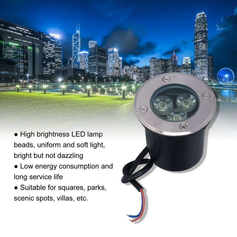 Buried Light Waterproof Warm Light Stainless Steel LED Landscape Light