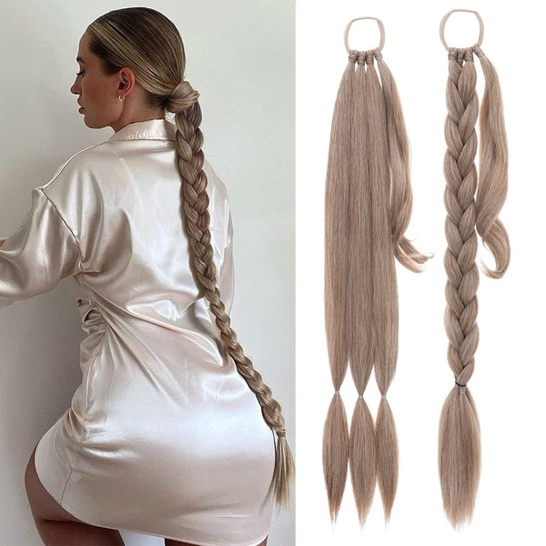 MY-LADY Braid Extensions DIY Braid Ponytail Braid Ponytail Extension with