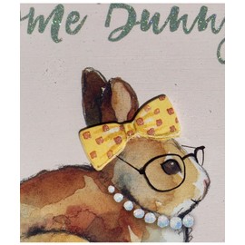 Molly & Rex Single(1) 3D Die-cut Glitter Embellished Card Matching Env Seal ~ Some Bunny Loves You 16015