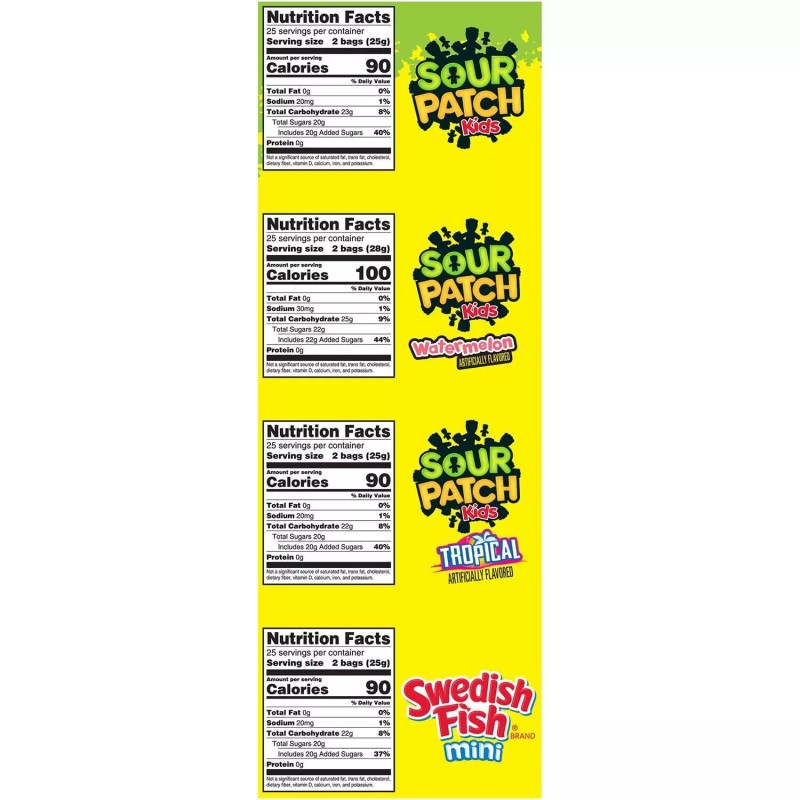 Sour Patch Kids and Swedish Fish Mini Soft and Chewy