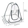 Mini Waterproof Garden Plants & Flowers Cover Tent Transparent PVC