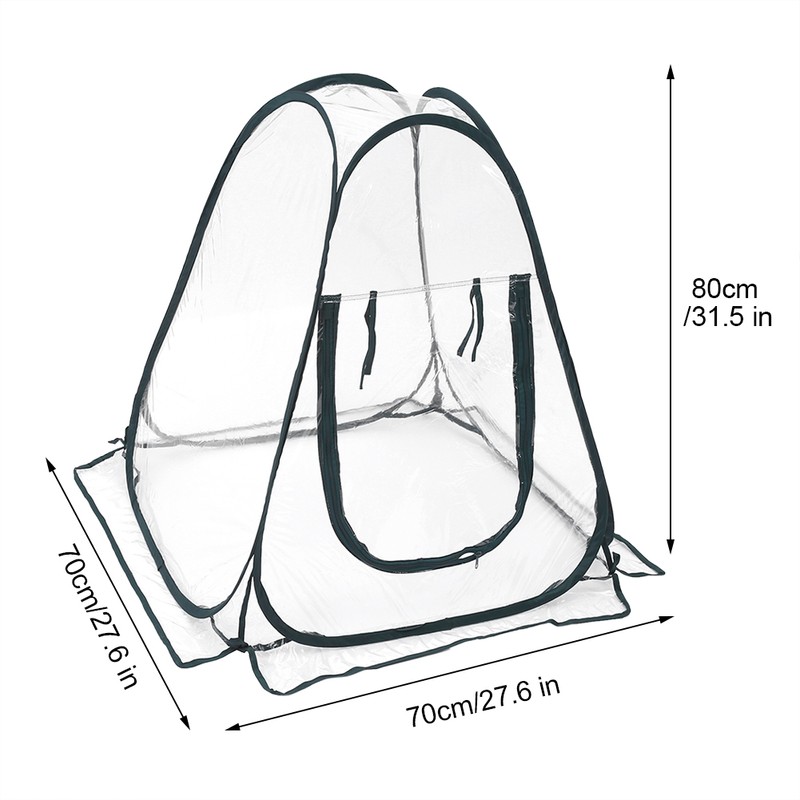 Mini Waterproof Garden Plants & Flowers Cover Tent Transparent PVC