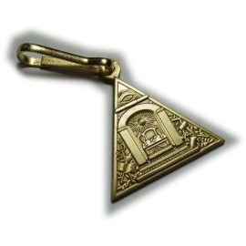 PYRAMID ALL SEEING EYE Freemason Master Masonic Bag Jacket Zipper Pull Clip