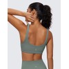 CRZ YOGA Butterluxe Mini Bra for Women - Scoop Neck