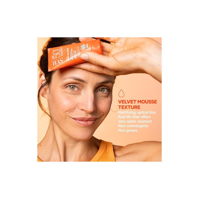SVR Sun Secure Blur SPF50+ Face Sunscreen Primer, Soft-Focus 50ml