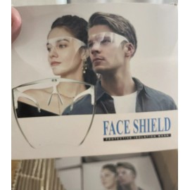 Unbranded Face Shield Mask Transparent Reusable Glasses Visor Anti-Fog 2 For $10 3 Colors