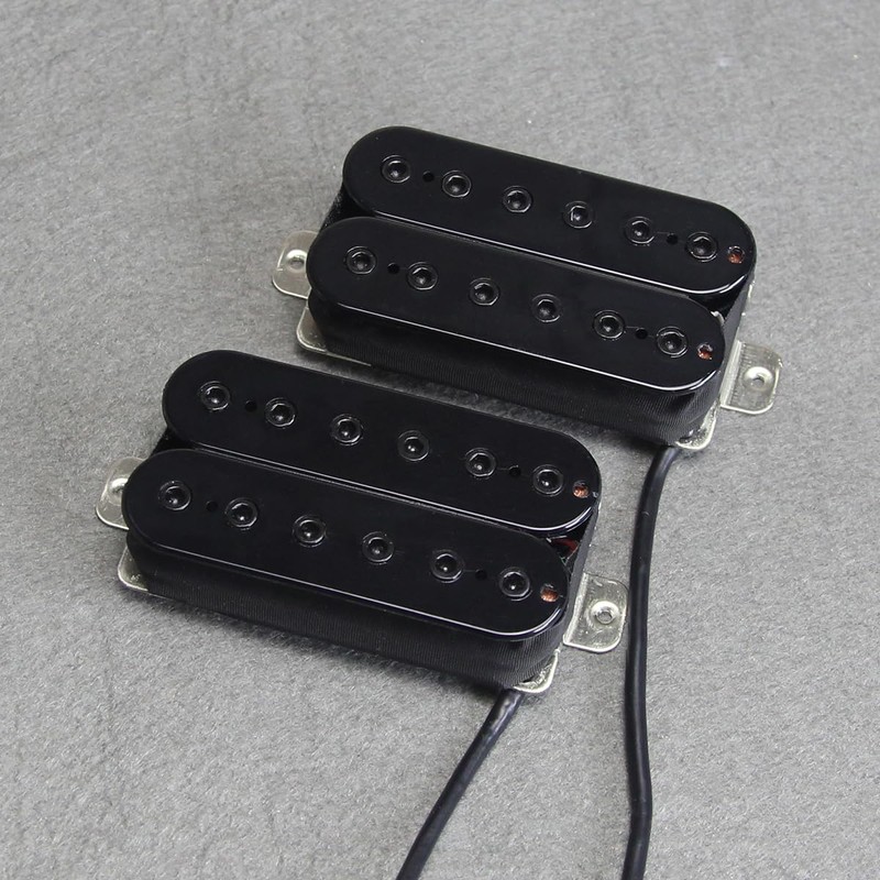 FLEOR Neck+Bridge Pickup Set Double Coil Humbucker Pickups for Electric