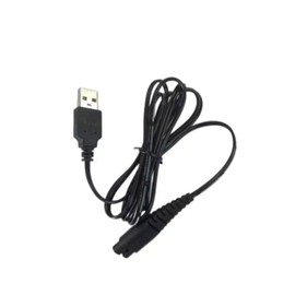 2 Pack USB Charger Cord for Hatteker, 5FT Black Charging Cable Fit for RFC-588 RFC-598 RFC-690 RFC-692 RFC-696 RSCX-7568 RSCX-9598 Beard Trimmer & Shaver Razor Replacement Power Cord