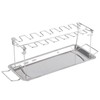 Chicken Leg Grill Rack with Drip Pan Stainless Steel Roaster