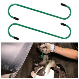 OFBAND Car Brake Caliper Hangers for Repair Axle,Brake Pads,Braking,Brake Caliper Hooks with Rubber Tipped for Brake Hoses Protection,Essential Automotive Tools for Most Car SUV Truck (4, Green)