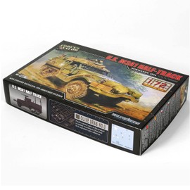 Forces of Valor 1:72 US M3A1 Halbkette Normandie 1944 - Standmodell, Modellbau, Diorama Modell, Militär Modellbau, Plastik Bausatz